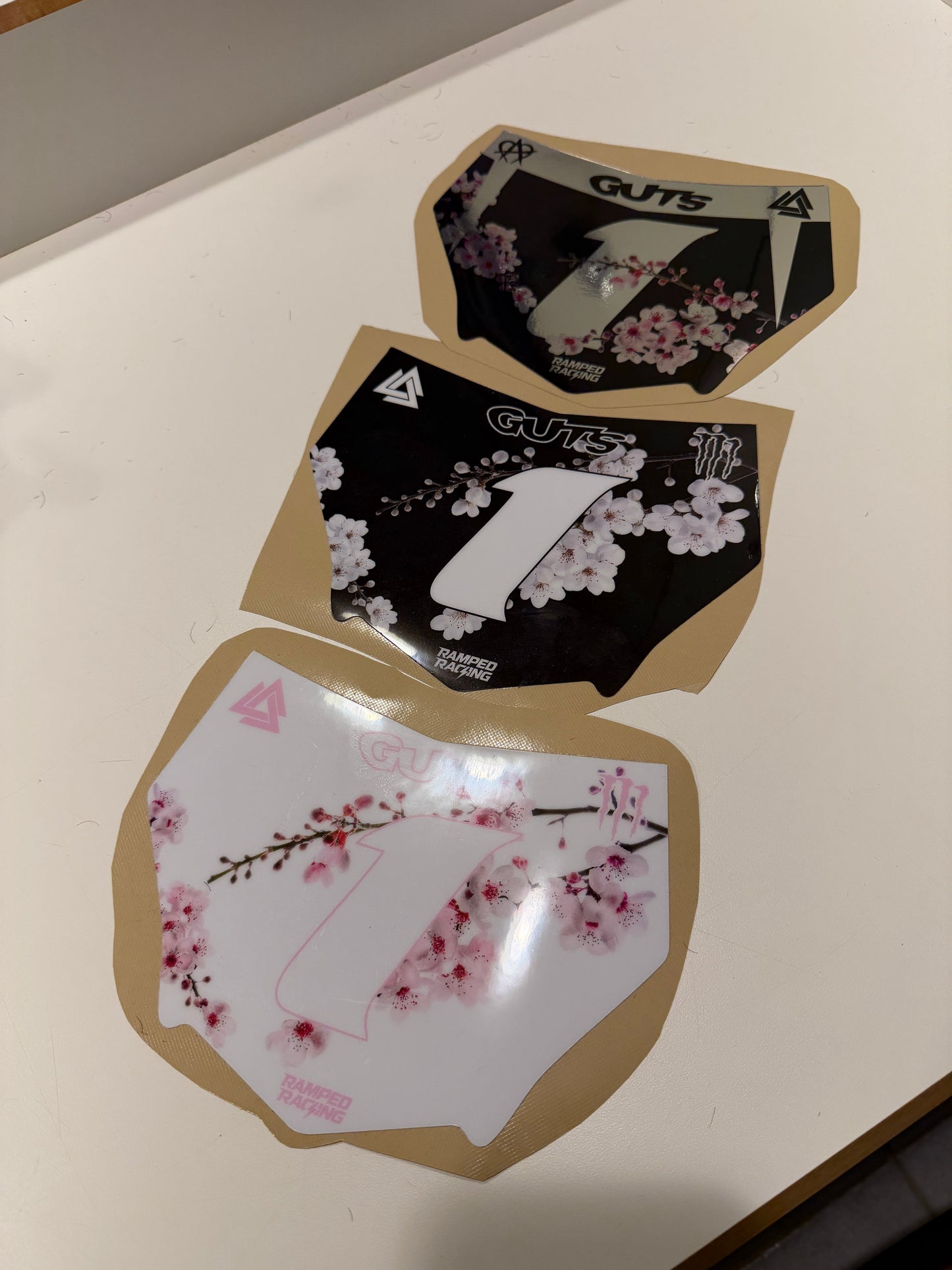 (Custom Color) Blossom Front Plate Decal
