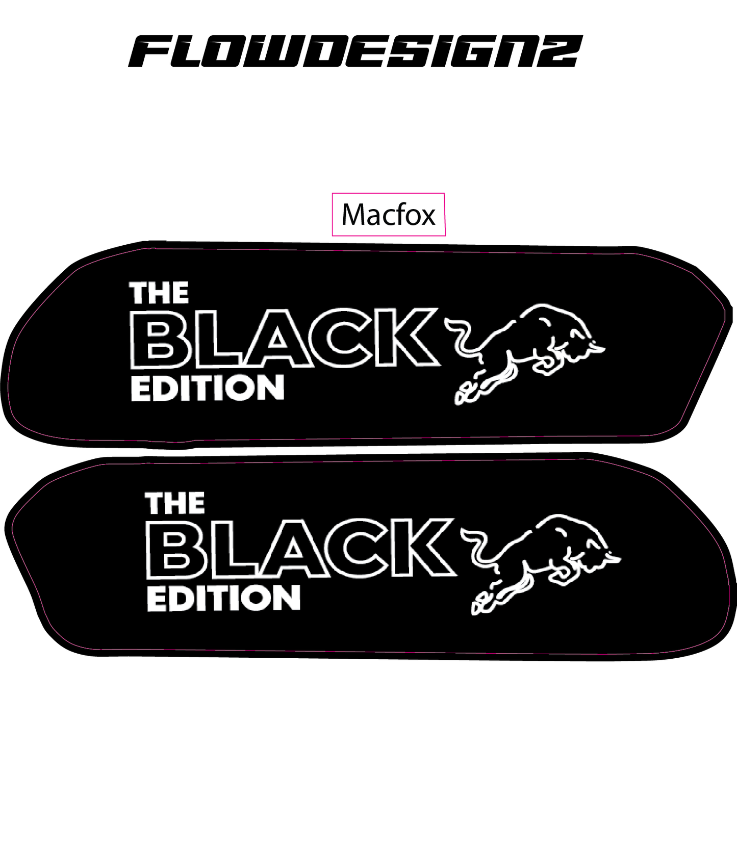 Macfox battery Decal