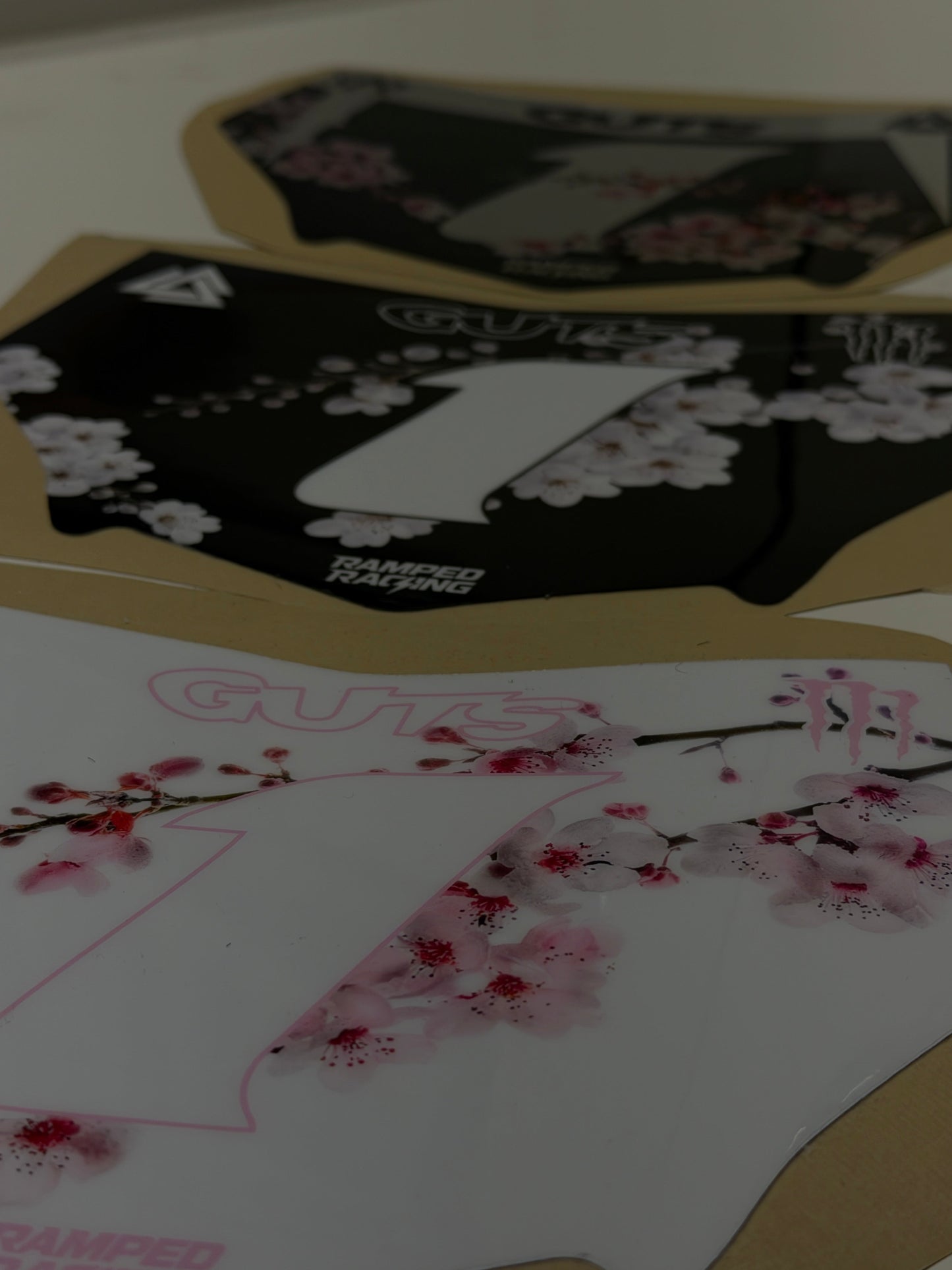 (Custom Color) Blossom Front Plate Decal